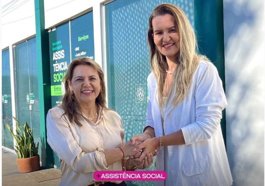 Primeira-dama deixa Secretaria de Assistência Social 