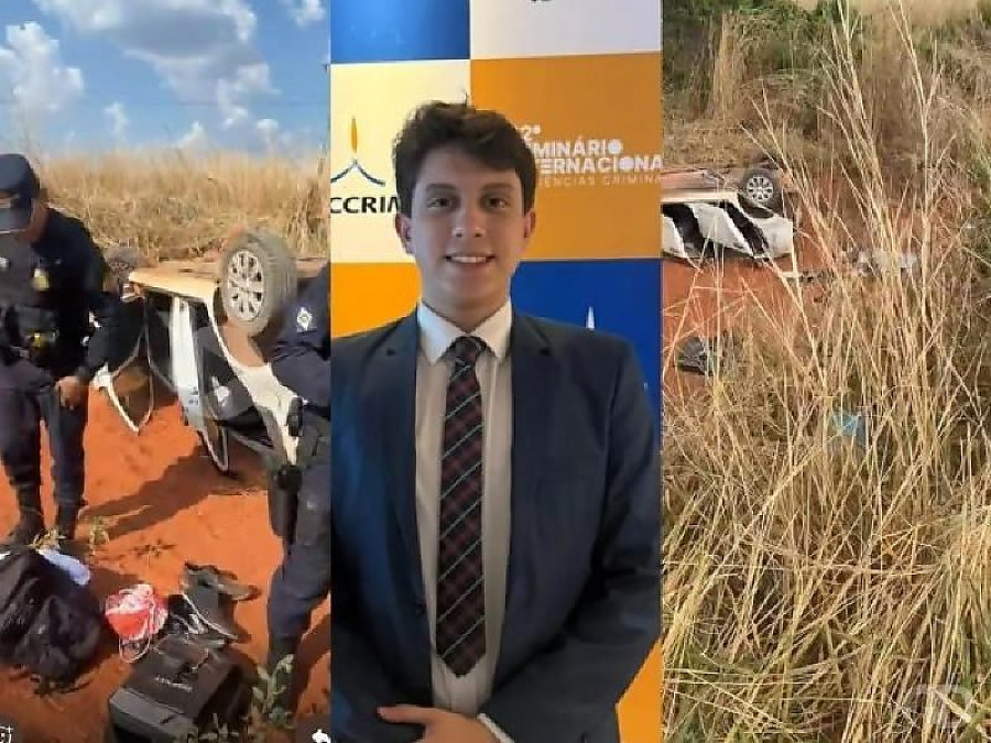 Jovem DeMoley morre após carro sair da pista, capotar e cair em ribanceira na BR-158